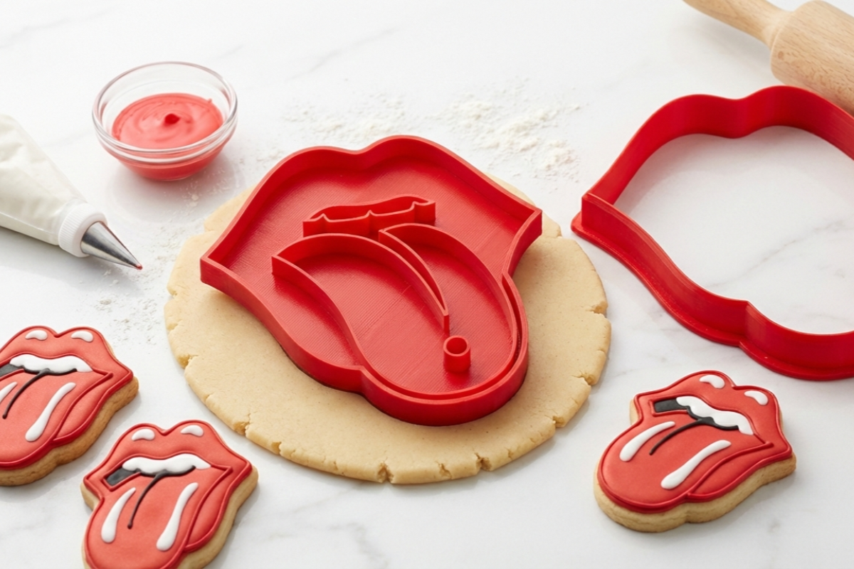 Lips and Tongue cookie cutter